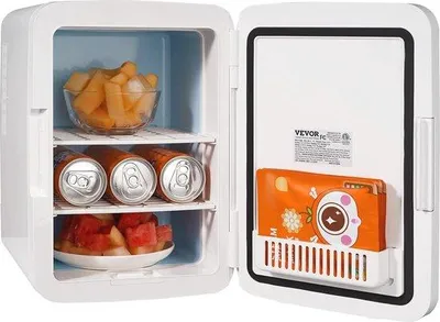 Productafbeelding van Famanu Mini Koelkast met koel- en verwarmingsfunctie - Compacte drankkoeler voor kantoor en slaapkamer