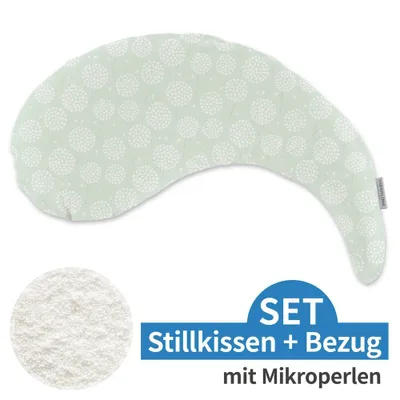 Obrázek produktu pro Kojící polštář Theraline Yinnie s motivem pampelišky, světle zelený