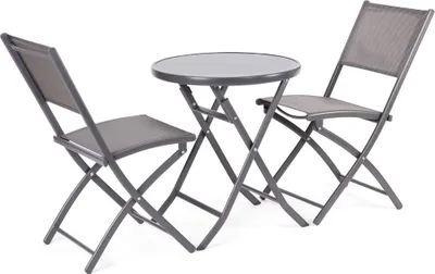 Obrázek produktu pro Balkónová souprava Fieldmann, šedá