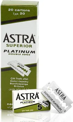 Produktbild von Astra Superior Platinum Double Edge Rasierklingen 100 Stück