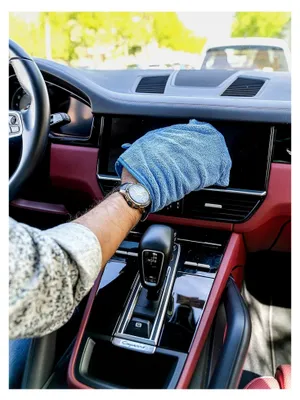 Produktbild von Mikrofaser Waschhandschuhe 16x21cm - 8 Stück - 4 Farben
