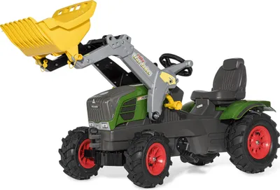 Image de Rolly Toys Tracteur à pédales FENDT 211 Vario avec chargeur frontal pelle, pneus gonflables