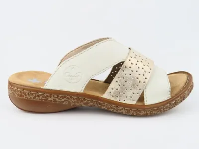 Produktbild von Rieker FSK Damen Sandalen Pantolette Weiß : 42