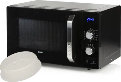 Produktbild von 23L Mikrowelle 800 Watt 8 Kochprogramme & Timerfunktion mit Abdeckhaube