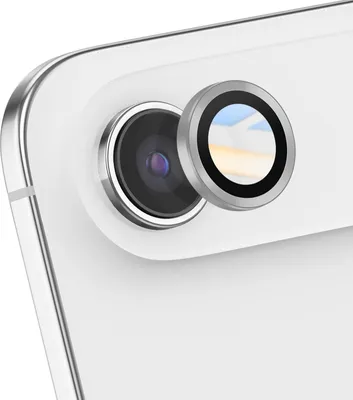Produktbild von Avizar, Objektivschutz iPhone Air mit verstärktem Rahmen, Silber