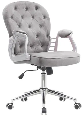 Obrázek produktu pro Ergonomická kancelářská židle s potahem z veluru