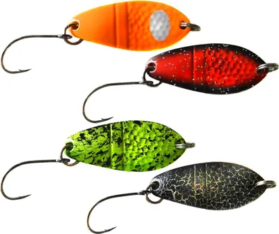 Produktbild von Paladin Blinker Trout Spoon 2,7g - Forellenblinker, Farbe:grün-schwarz/silberfarben