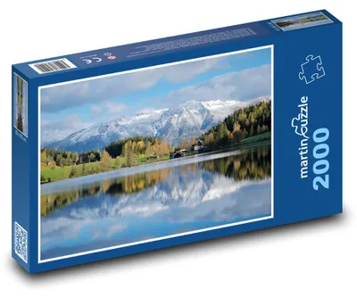 Obrázek produktu pro Puzzle 2000 Podzimní jezero s horami - martinpuzzle