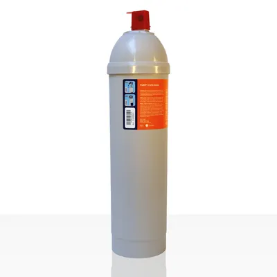 A Brita Purity C500 Steam filter cartridge standing upright against a white background.
