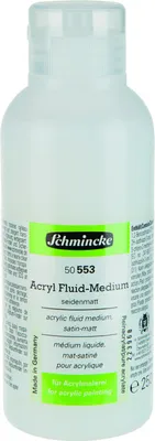 Produktbild von Schmincke 250ml Hilfsmittel Fluid-Medium seidenmatt Acryl 50 553 027