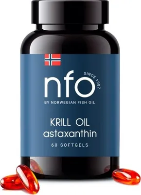 Produktbild von NFO Krillöl Astaxanthin 60 Kapseln