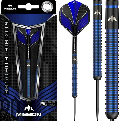 Produktbild von Mission Ritchie Edhouse Black Titanium 90% - Dartpfeile