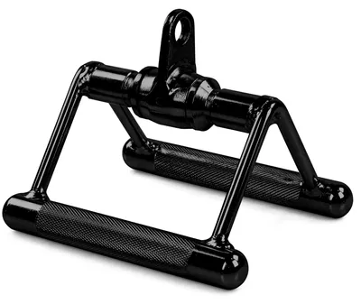 Produktbild von Sporttrend 24® Parallelgriff mit Gelenk schwarz | Rudergriff Kabelzuggriff Seilzuggriff
