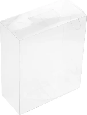 Produktbild von Transparente, farblose, faltbare Geschenkbox 16x13x6 cm