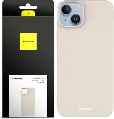 Zdjęcie produktu dla Silikonowe etui SPACECASE Silicone Case do iPhone 14 Plus Beżowy