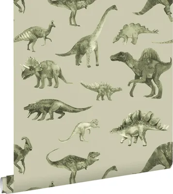 Zdjęcie produktu dla ESTAhome Tapeta dinozaury zielonym 50 x 900 cm