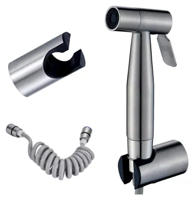 Produktbild von Edelstahl-Sprühkopf-KIT – 304 Edelstahl-Sprühgerät, Duschset, Spritzpistole zur Wandmontage