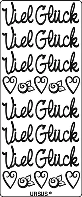 Produktbild von Kreativsticker 10x23cm Motiv 81 VE=1 Stück gold
