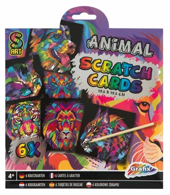 Produktbild von Grafix-Set zum Freiritzen von Tierbildern