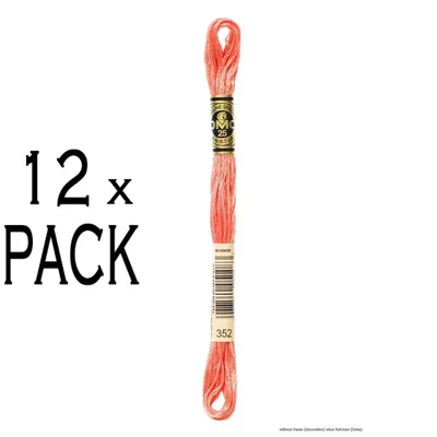 Immagine prodotto di 12x Filo da ricamo DMC Mouline Special 117MC -352, 6 veli, 8m, PU