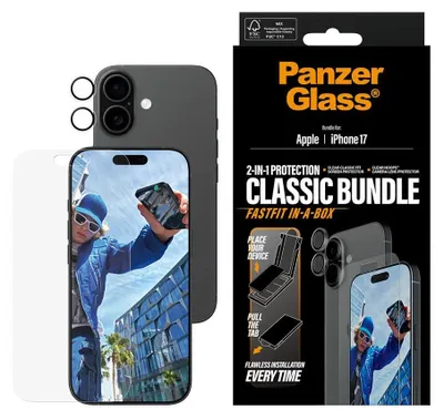 Immagine prodotto di PanzerGlass PG82398, Apple, iPhone 17, resistente ai graffi, trasparente