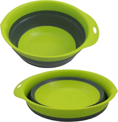 Image de Saladier Saladier en silicone pliable Camping Caravan 1,5 litre
