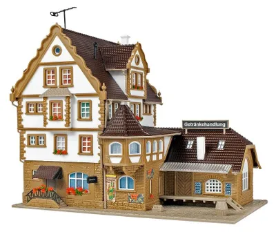 Produktbild von Vollmer 47687 - N Getränkehandlung mit Beleuchtung, Funktionsbausatz - Neu