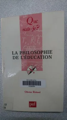 Image de Que sais-je : La Philosophie de l'éducation