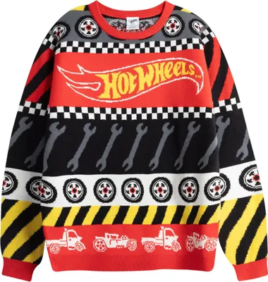 Image de Hot Wheels - Pull pour enfant, design de Noël NS9500 (146-152) (Coloré)