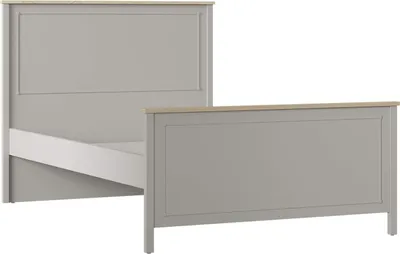 Produktbild von Bett ohne Rost in Grau