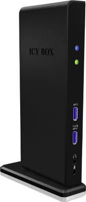 Produktbild von ICY BOX Multi-Dockingstation IB-DK2241AC, PC/Notebook, 2x Video, LAN, USB, Audio