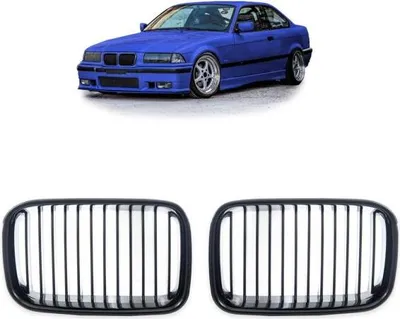 Produktbild von Performance Kühlergrill SET Schwarz glanz passend für BMW E36 alle Modelle 1990-1996