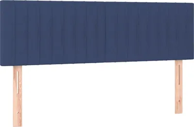 Produktbild von vidaXL Kopfteile Blau 144x5x78/88 cm Stoff