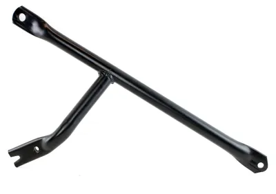 Produktbild von Obergurtstrebe mit Fußrastenaufnahme links Schwarz gepulvert Simson S50 S51 S70 S53 S83 Enduro