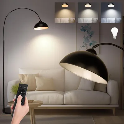 Zdjęcie produktu dla Elegancka lampka podłogowa z regulowanym kloszem