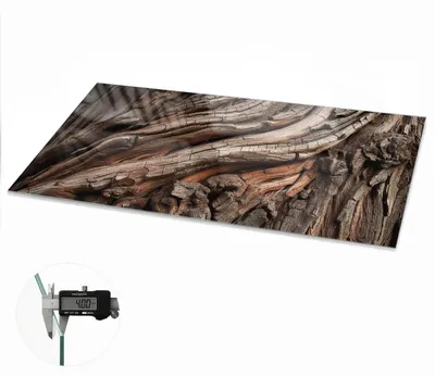 Produktbild von Glas Tischplatte 100x50 cm – Tischauflage aus gehärtetem Glas – Glasplatte für Esstisch – Küchentischplatte aus Glas – Tischschutz Glas modern – Dekorative Glasplatte – Pflegeleichte Glastischplatte – Sicherheitsglas Tischplatte – Baumgewebe, KI-generiertes Bild