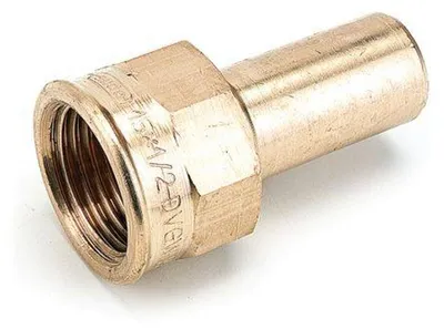Produktbild von Kupfer Pressfitting Sudo-Press Einsteck-Übergangsverschraubung Innengewinde 12 mm - 1/2" Kontur V DVGW