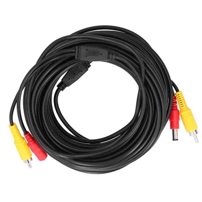Obrázek produktu pro Kabel CCTV, kabel bezpečnostní kamery, kabel pro sledování, napájecí kabel CCTV, kabel pro sledování videa, kabel pro zadní kameru
