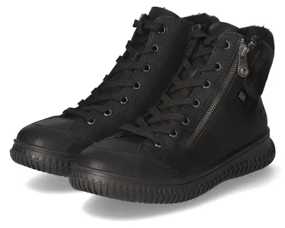 Produktbild von Rieker Damen Schnürstiefeltten/ Winter Boots Schwarz Synthetik Größe: 37