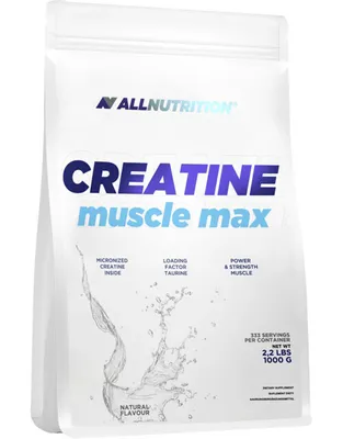 Productafbeelding van ALLNUTRITION Creatine Muscle Max 1000 g / Creatine monohydraat / Microgeïndiseerd creatine monohydraat, verrijkt met taurine