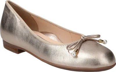 Produktbild von Ara Ballerina SARDINIA, Glattleder, Gold, Damen