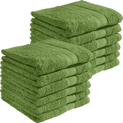 Produktbild von REDBEST Handtuch Chicago" 12er-Pack grün 50x80 cm"