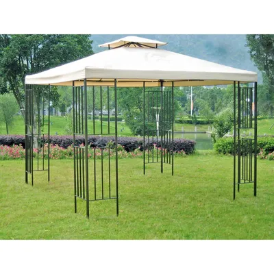 Produktbild von Garden Pleasure 504219 Pavillon 'AMAZONAS' für Außenbereich, stabil, robust