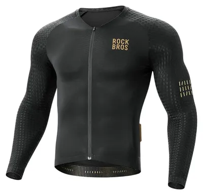 Obrázok produktu pre Dlhý cyklistický tričko Rockbros YDCX008 Diamond, veľkosť XL, čierna