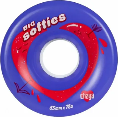 Immagine prodotto di Chaya Big Softie Ruota 4 pezzi Viola 65 x 37 mm Viola 65 x 37 mm