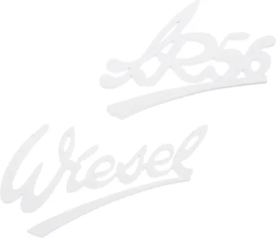 Immagine prodotto di Set: lettering (targhe di plastica) "donnola" e "SR56"