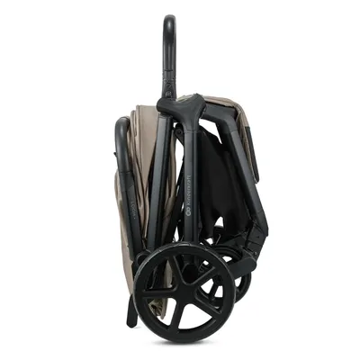 Produktbild von Kinderkraft LOOM – Leichter Buggy bis 27 kg, große pannensichere Räder, kompakt faltbar, wendig & reisetauglich, Beige