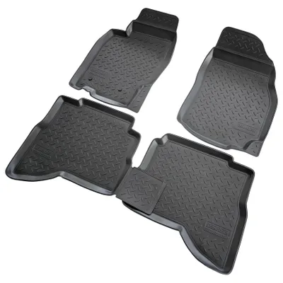 Zdjęcie produktu dla Gumowe dywaniki 3D pasujące do Mitsubishi Pajero Sport | K90 | roczniki 1996–2008