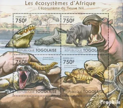 Produktbild von Briefmarken Togo 2011 Mi 4173-4176 Kleinbogen (kompl.Ausg.) postfrisch Afrikanische Ökosysteme