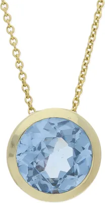 Produktbild von JuwelmaLux Anhänger 333/000 (8 Karat) Gold mit synthetischen Spinell JL30-02-1450